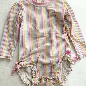 Rufflebutts one piece rash guard swimsuit!